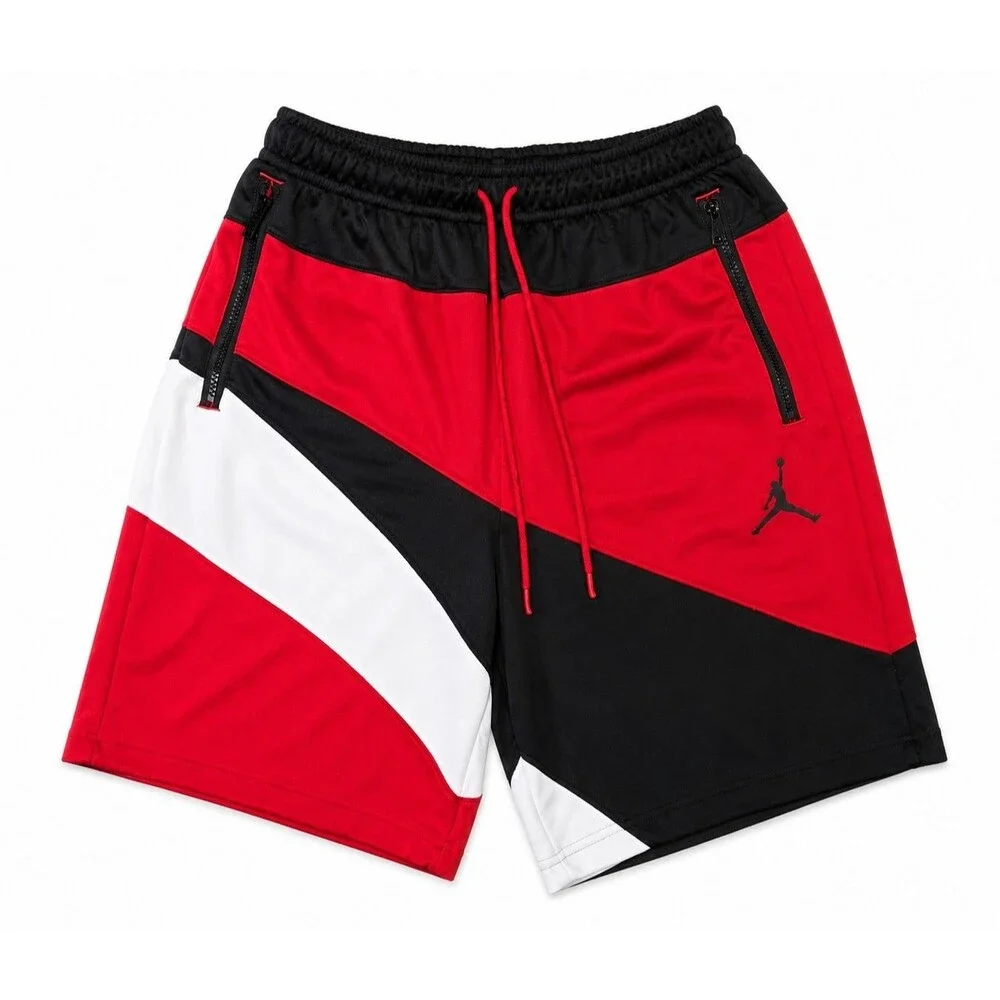 Mens Air Jordan Jumpman Tricot Wave Basketball Shorts Medium 27x8 Black Red